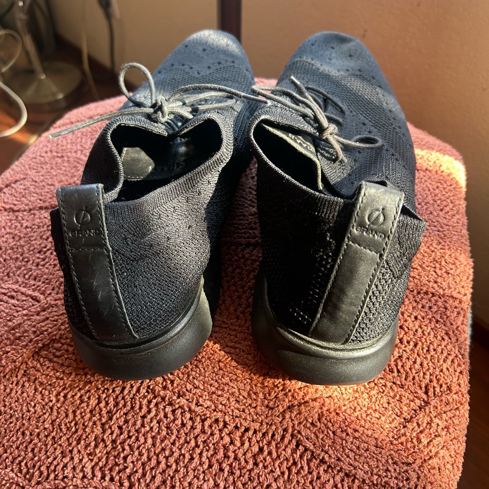 Cole Haan Black Knit and Patent Leather Oxfords Size 15 - Picture 10 of 10